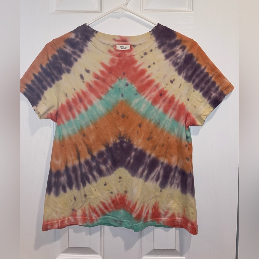 Tie Dyed Cotton T-shirt